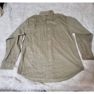 Weekendz off  Long sleeve pin tuck with chest pocket shirt L